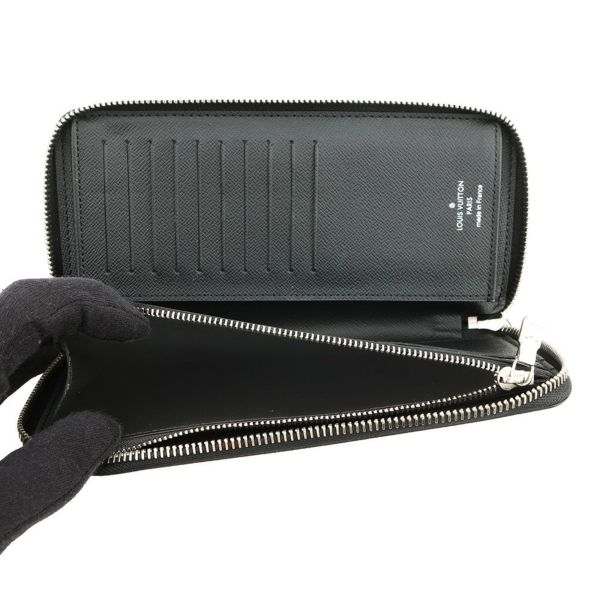 ルイヴィトン 長財布 ダミエ・グラフィット ジッピーウォレット・ヴェルティカル N63095 メンズ 黒