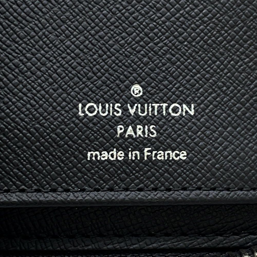 ルイヴィトン 長財布 ダミエ・グラフィット ジッピーウォレット・ヴェルティカル N63095 メンズ 黒