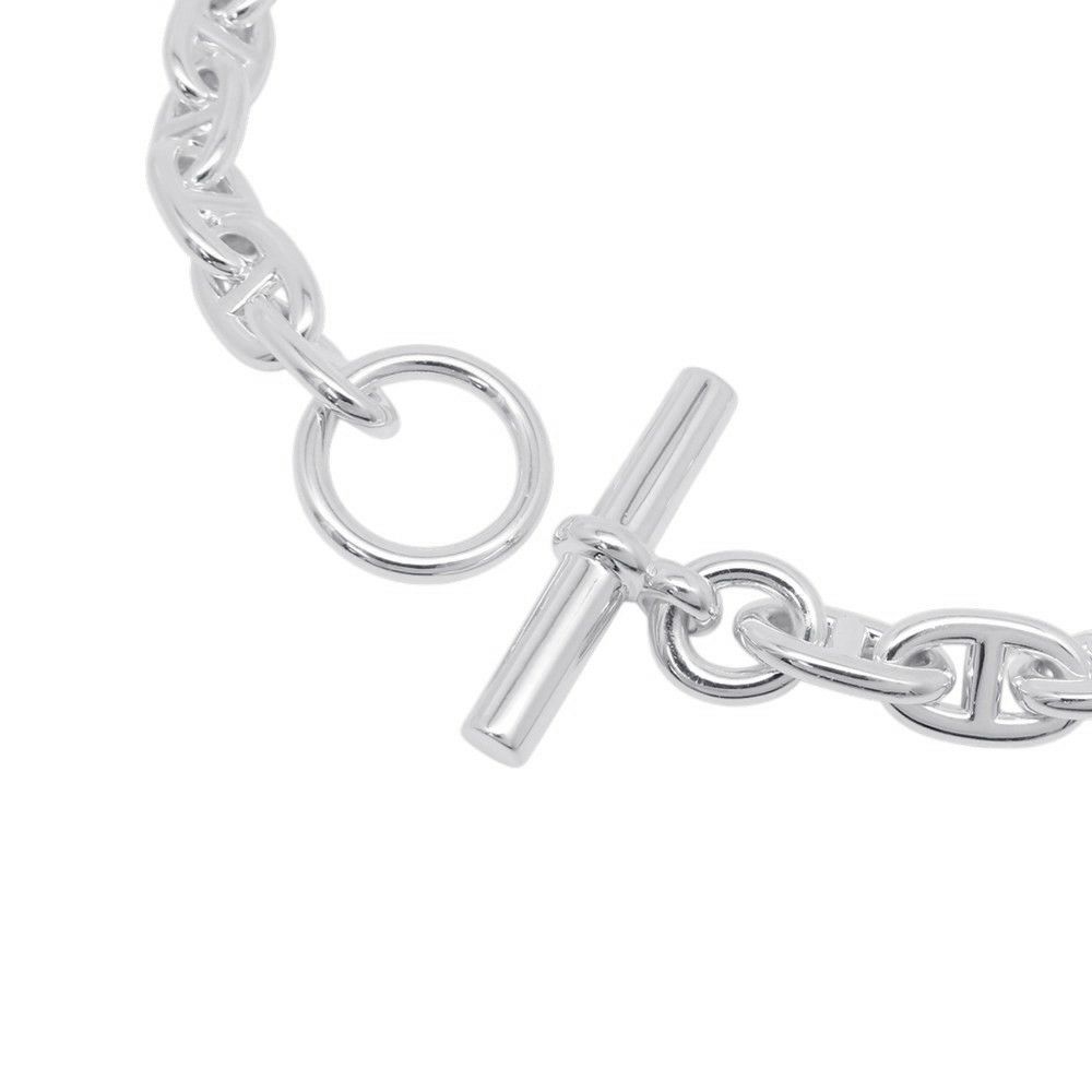 エルメス ネックレス シェーヌダンクルMM 36コマ SV925シルバー HERMES ジュエリー