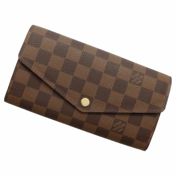 ルイヴィトン 長財布 ダミエ・エベヌ ポルトフォイユ・サラ N63209 LOUIS VUITTON ヴィトン 財布