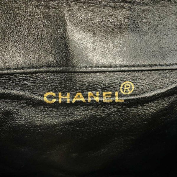 シャネル リュック ココマーク マトラッセ チェーン ラムスキン A10177 CHANEL バックパック 黒