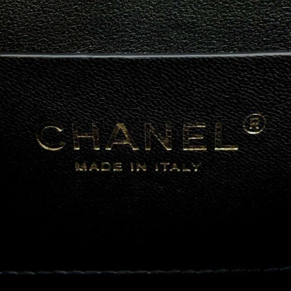 シャネル チェーンショルダーバッグ トップハンドル マトラッセ ココマーク キャビアスキン AS4286 CHANEL 黒