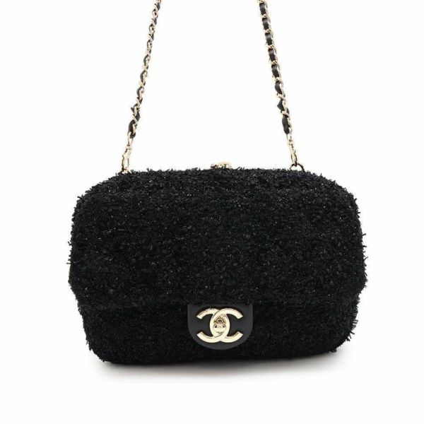 シャネル チェーントーショルダーバッグ ツイード ココマーク CHANEL 2wayショルダーバッグ