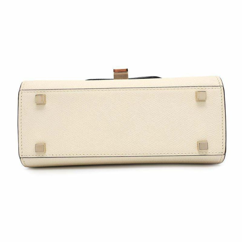 ヴァレクストラ ハンドバッグ イジィデ マイクロ V5E23-28-W-OC Valextra 2wayショルダーバッグ 白