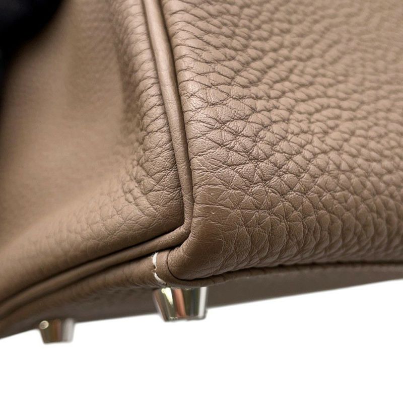 エルメス ハンドバッグ ケリー28 内縫い エトゥープ/シルバー金具 トゴ Y刻印 ２wayショルダー