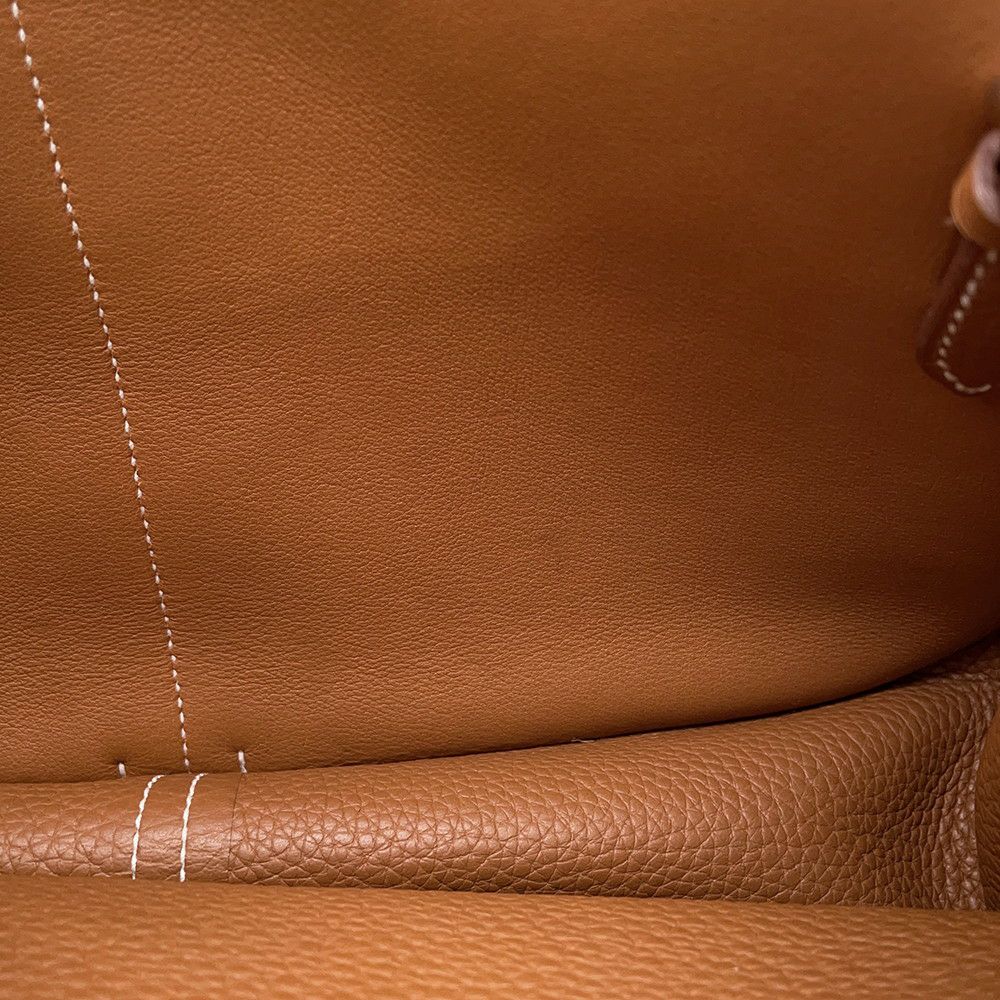 エルメス ハンドバッグ アルザン31 ゴールド/シルバー金具 トリヨンクレマンス C刻印 ２wayショルダー