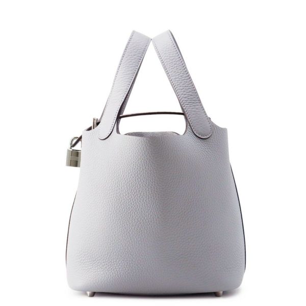 エルメス ハンドバッグ ピコタンロックPM グリパンタン/シルバー金具 トリヨンクレマンス K刻印