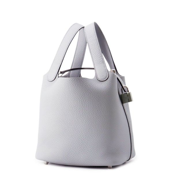 エルメス ハンドバッグ ピコタンロックPM グリパンタン/シルバー金具 トリヨンクレマンス K刻印