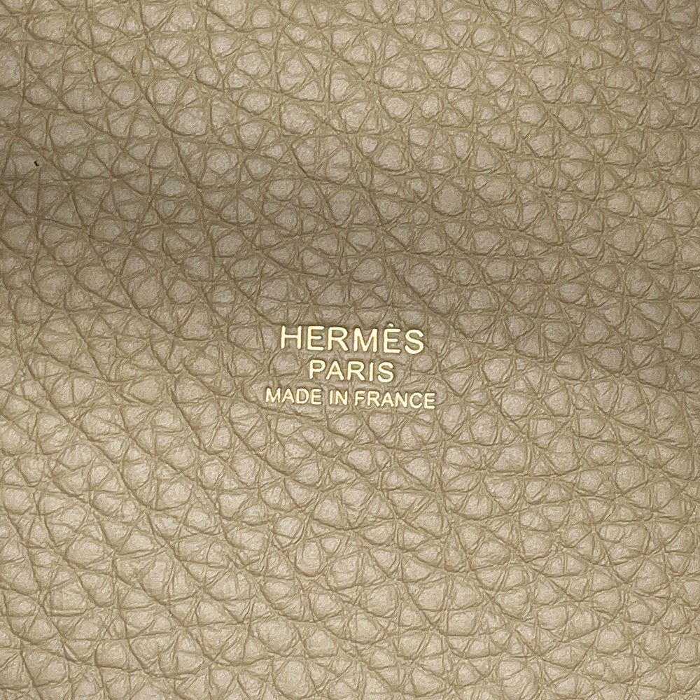 エルメス ピコタンロックPM カザック2 ブラック/マカサー/ベージュマルファ/ゴールド金具 トリヨンクレマンス W刻印