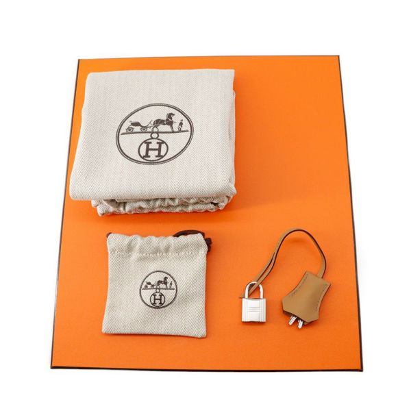 エルメス バーキン25 ビスキュイ/シルバー金具 スイフト K刻印 HERMES Birkin ハンドバッグ