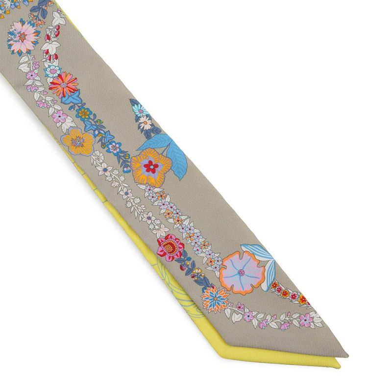 エルメス ツイリー ブリッド・ドゥ・ガラ・アン・フルール&アイライナー Brides de Gala en fleurs HERMES シルク 2025年春夏