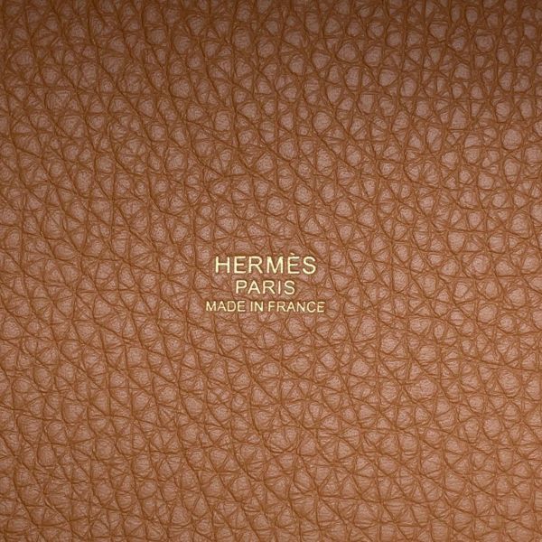 エルメス ハンドバッグ ピコタンロックPM ゴールド//ゴールド金具 トリヨンクレマンス K刻印