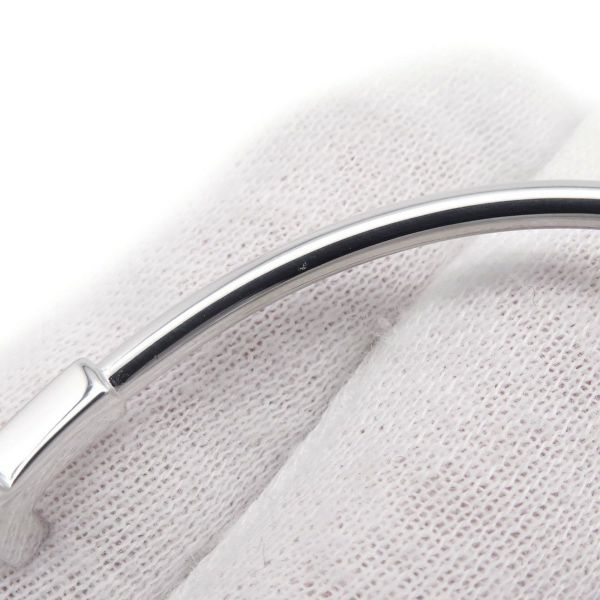 ティファニー ブレスレット Tワイヤー ブレスレット ラージ ダイヤモンド 計0.24ct K18WGホワイトゴールド 60010749 バングル