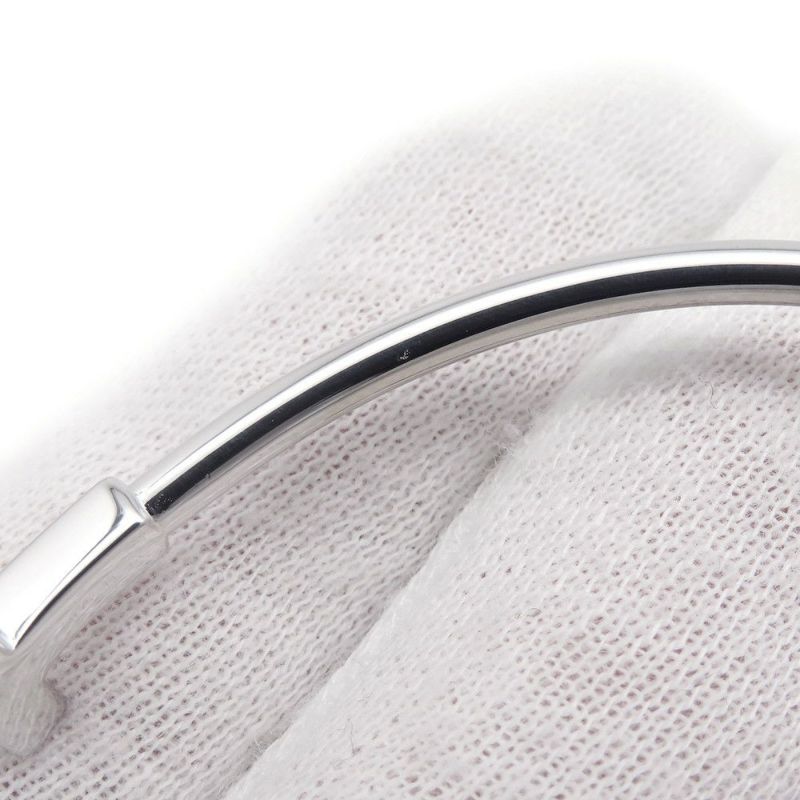 ティファニー ブレスレット Tワイヤー ブレスレット ラージ ダイヤモンド 計0.24ct K18WGホワイトゴールド 60010749 バングル