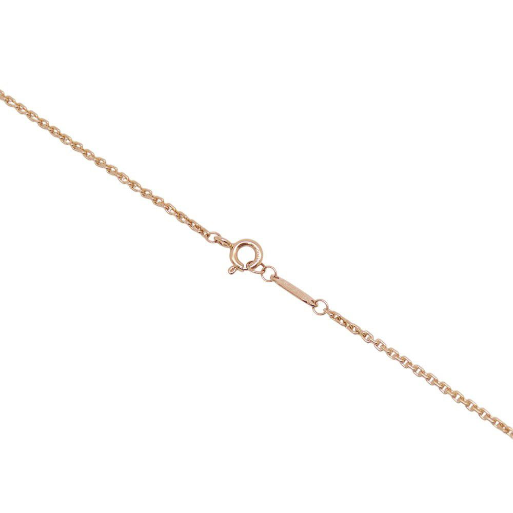 ティファニー ネックレス ハードウェア 細長 リンク ペンダント K18PGピンクゴールド 63982253 Tiffany&Co. ジュエリー