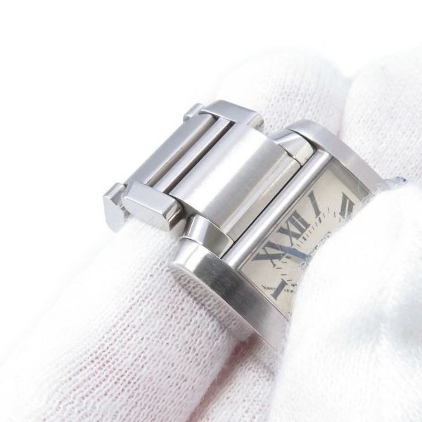 カルティエ タンク フランセーズ SM W51008Q3 Cartier 腕時計 シルバー文字盤 レディース クォーツ