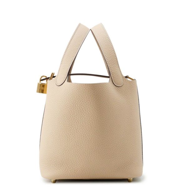 エルメス ハンドバッグ ピコタンロックPM トレンチ/ゴールド金具 トリヨンクレマンス K刻印