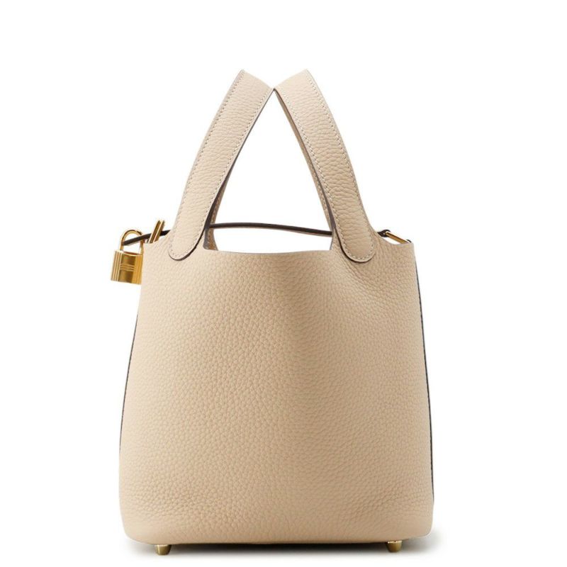 エルメス ハンドバッグ ピコタンロックPM トレンチ/ゴールド金具 トリヨンクレマンス K刻印