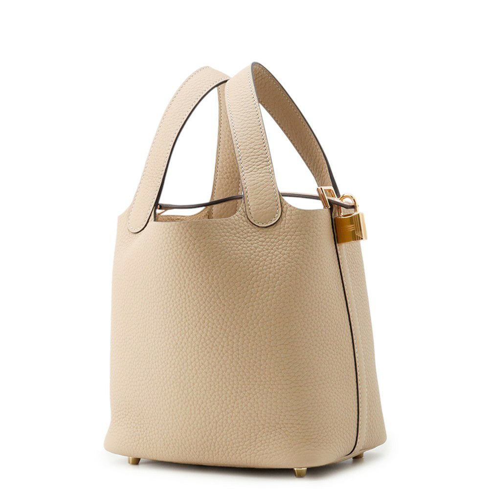 エルメス ハンドバッグ ピコタンロックPM トレンチ/ゴールド金具 トリヨンクレマンス K刻印