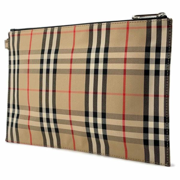 バーバリー クラッチバッグ チェック キャンバス 8014989 BURBERRY