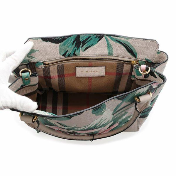 バーバリー トートバッグ フラワー バックルトート レザー 4042346 BURBERRY 2wayショルダー 花柄