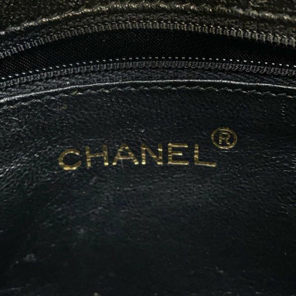 シャネル チェーンショルダーバッグ ココマーク タッセル ラムスキン CHANEL 黒