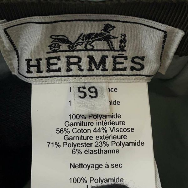 エルメス キャップ ネバダライン ナイロン サイズ59 HERMES 帽子 メンズ