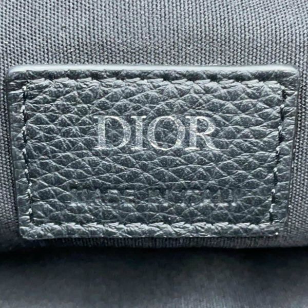 クリスチャン・ディオール ボディバッグ サドルバッグ レザー 1ADPO093YMJ Christian Dior 黒