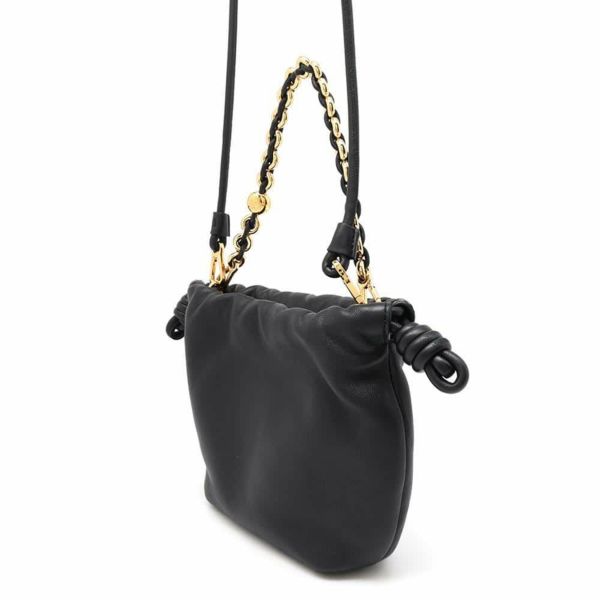 ロエベ ハンドバッグ フラメンコ パース ミニ レザー A914CBPX03 LOEWE 2wayショルダーバッグ 黒