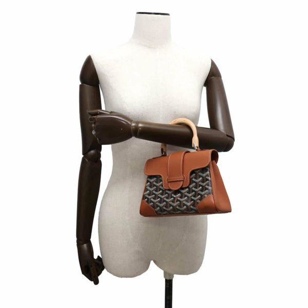 ゴヤール ハンドバッグ サイゴン ミニ SAIGONMINTY01CL03P GOYARD 2wayショルダーバッグ 黒