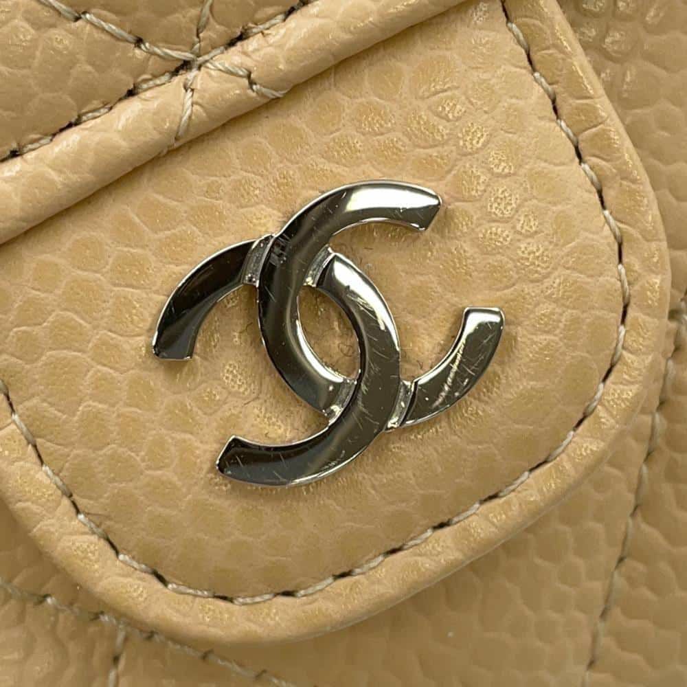 シャネル 長財布 クラシック ロング フラップ ウォレット マトラッセ ココマーク キャビアスキン AP0241 CHANEL