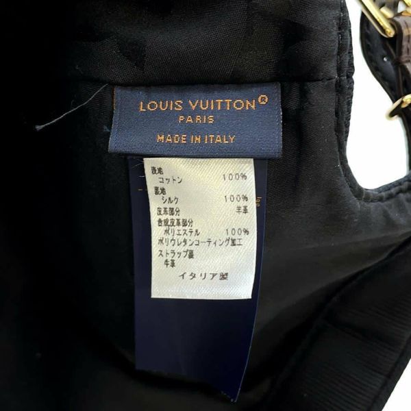 ルイヴィトン キャップ LV デー モノグラム サイズL M77807 LOUIS VUITTON 帽子 ブラック 黒