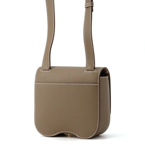 エルメス デッラ・カヴァッレリア ミニ エトゥープ/ゴールド金具 エプソン W刻印