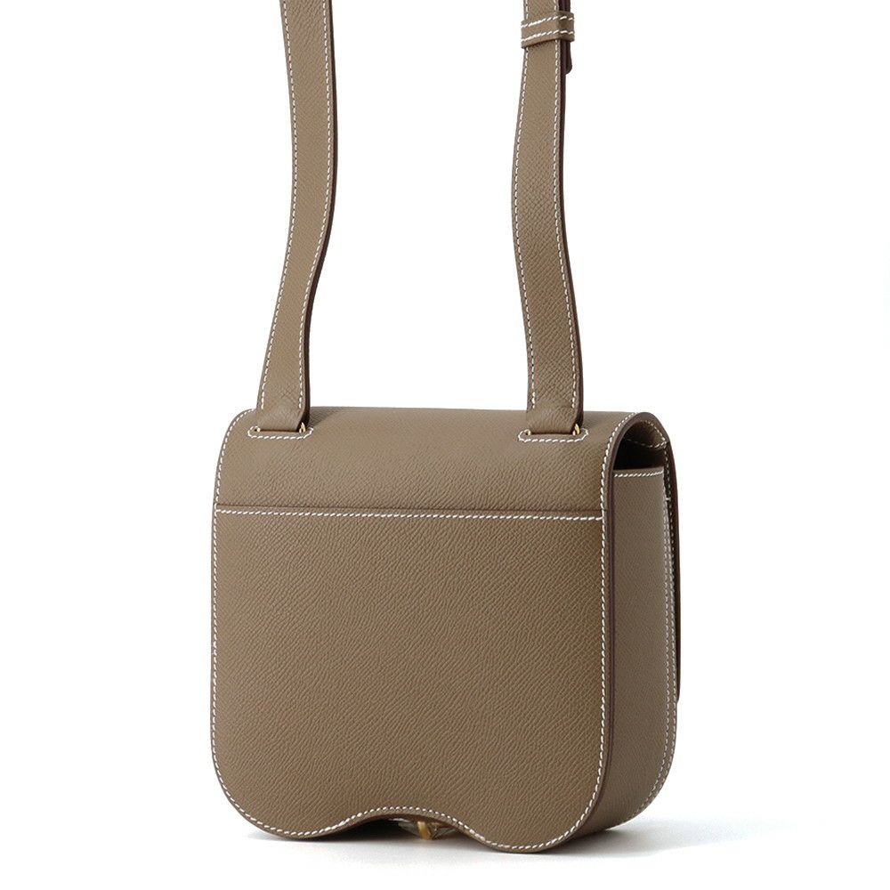 エルメス デッラ・カヴァッレリア ミニ エトゥープ/ゴールド金具 エプソン W刻印