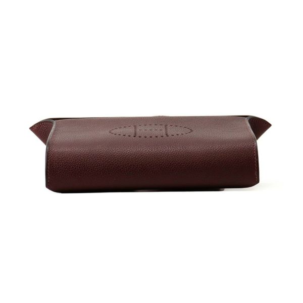 エルメス ショルダーバッグ ヴィドポッシュ ルージュセリエ/シルバー金具 バレニアフォーブル W刻印