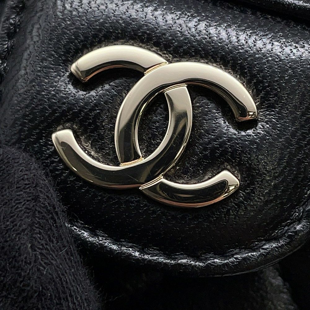 シャネル アイウェアケース マトラッセ ココマーク キャビアスキン AP2044 CHANEL 眼鏡ケース キルティング 黒