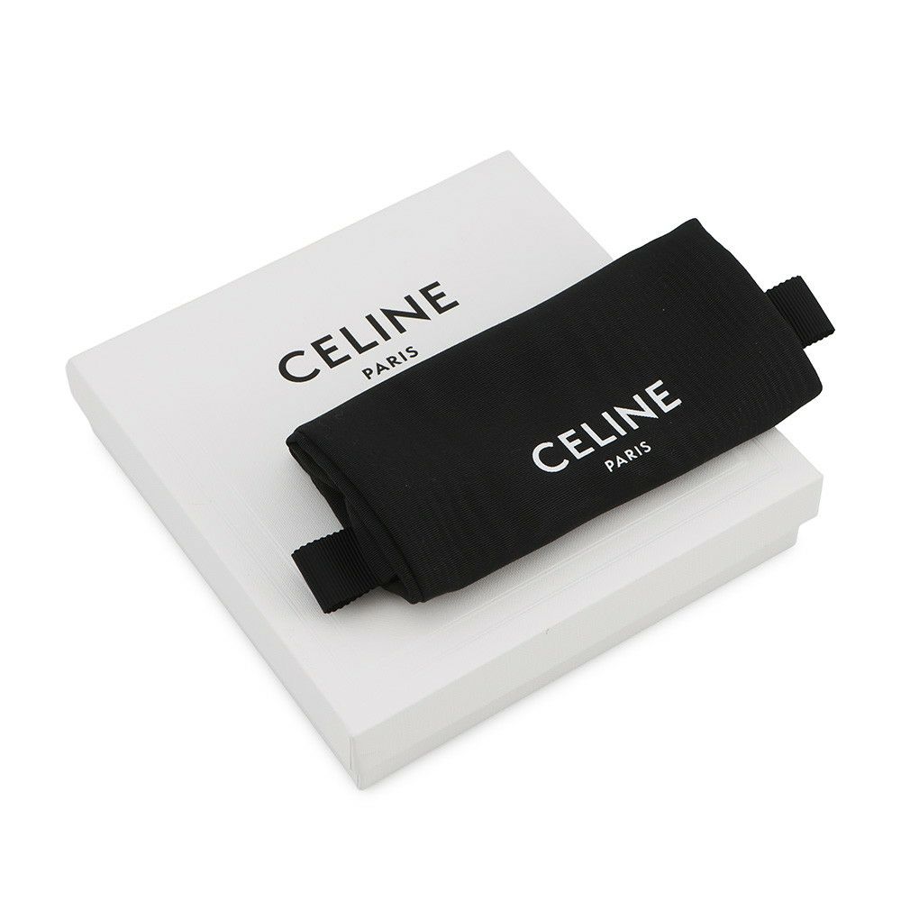 セリーヌ カードケース ジップ付きロングカードホルダー グレインドカーフレザー L10083FVO CELINE 財布 黒