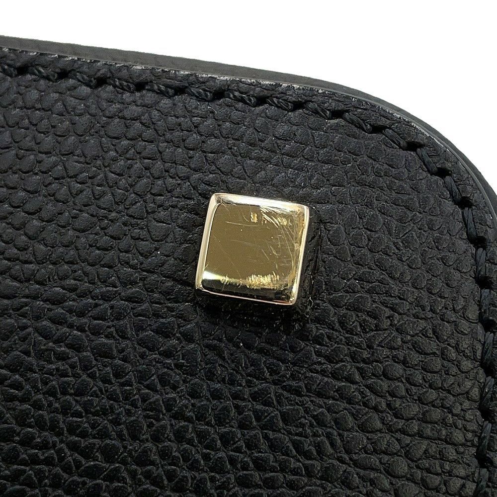 ヴァレクストラ ハンドバッグ マイロゴ ミニ ソフトカーフレザー WBML0041028LOC99 Valextra 2way 黒