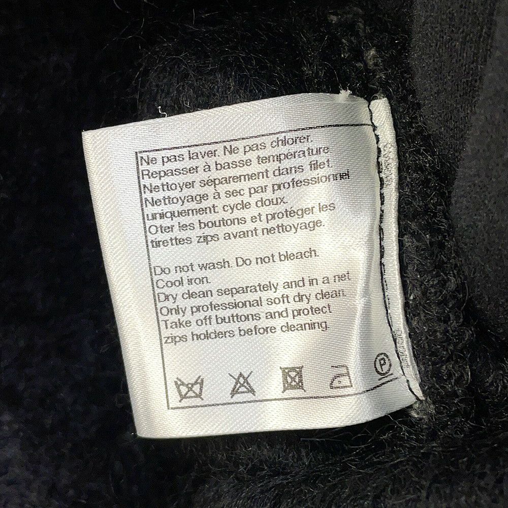 シャネル コート ニットコート アルパカ レディースサイズ36 P50484 CHANEL アウター 黒