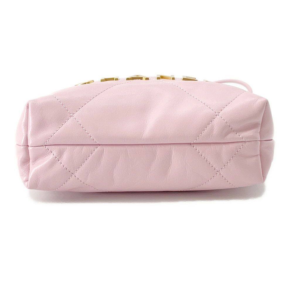シャネル ハンドバッグ CHANEL 22 ミニ ココマーク マトラッセ シャイニーカーフレザー AS3980 CHANEL 2way