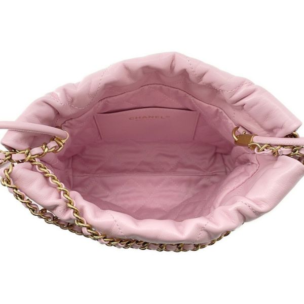 シャネル ハンドバッグ CHANEL 22 ミニ ココマーク マトラッセ シャイニーカーフレザー AS3980 CHANEL 2way