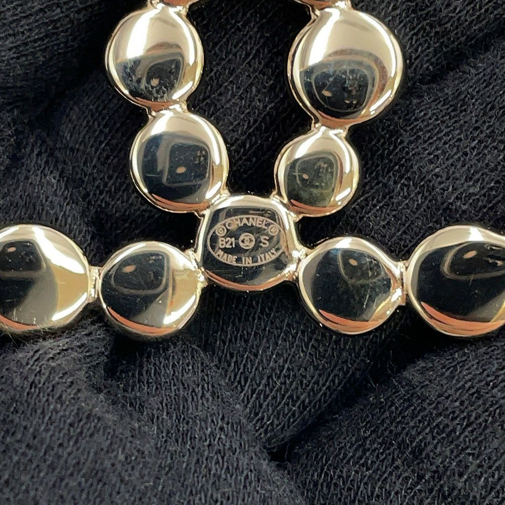 シャネル ヘアクリップ ココマーク バレッタ メタル B21S AB6278 CHANEL ヘアアクセサリー ヘアピン