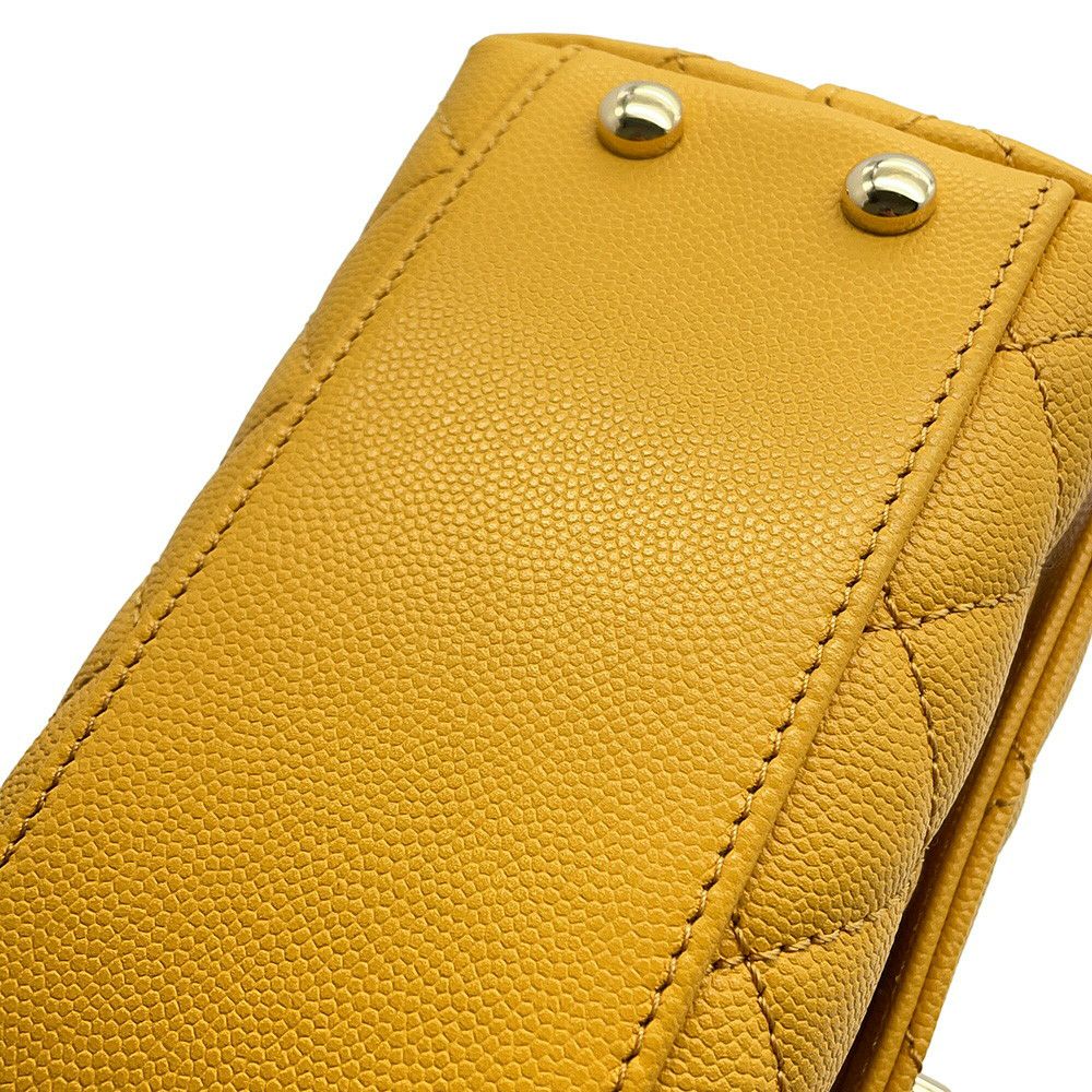 シャネル ハンドバッグ ココマーク ココハンドル マトラッセ XXS キャビアスキン リザード AS2215 CHANEL 2way