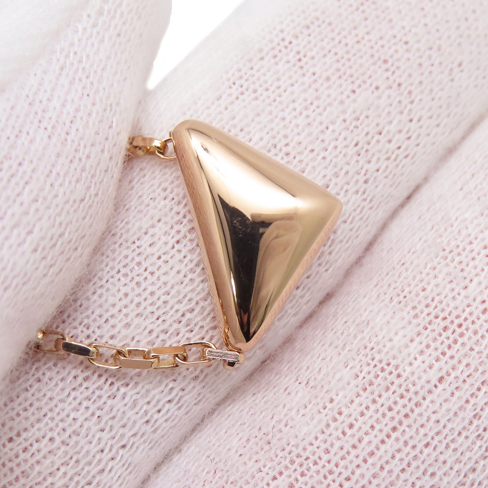 プラダ ネックレス ミニ トライアングル ペンダント付 K18PGピンクゴールド 1JCA36_2FPD_F0XEG PRADA ジュエリー