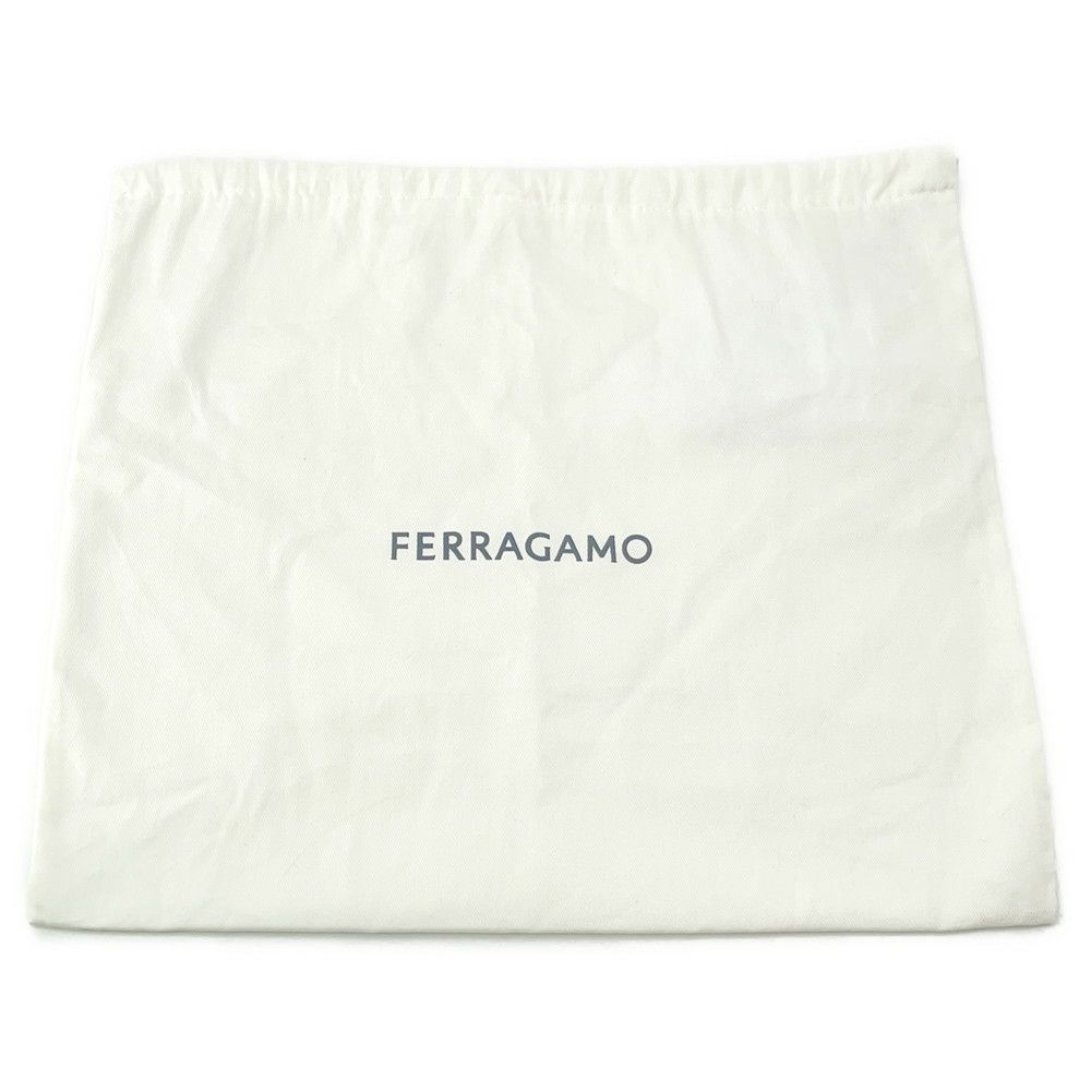 サルヴァトーレ・フェラガモ クラッチバッグ ロゴ レザー 241390 Ferragamo