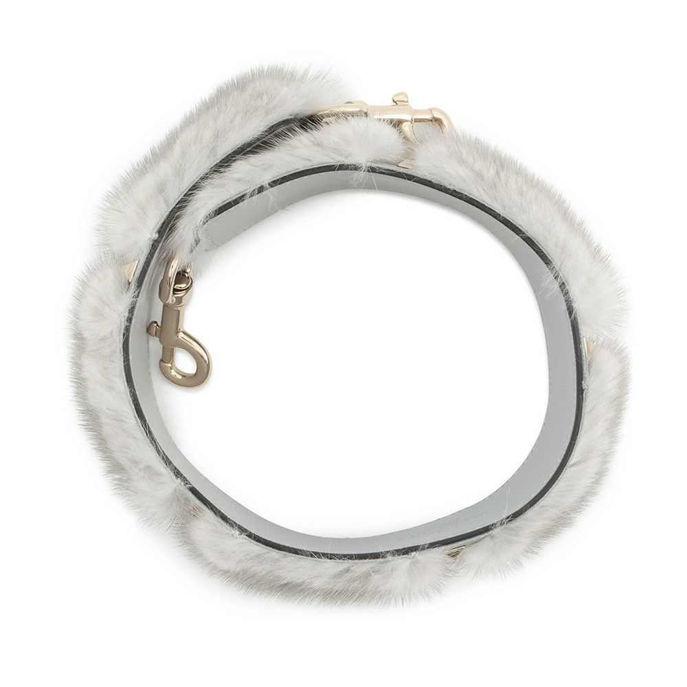 ヴァレンティノ・ガラヴァーニ ショルダーストラップ ロックスタッズ ミンクファー UW9P0U85KQC VALENTINO