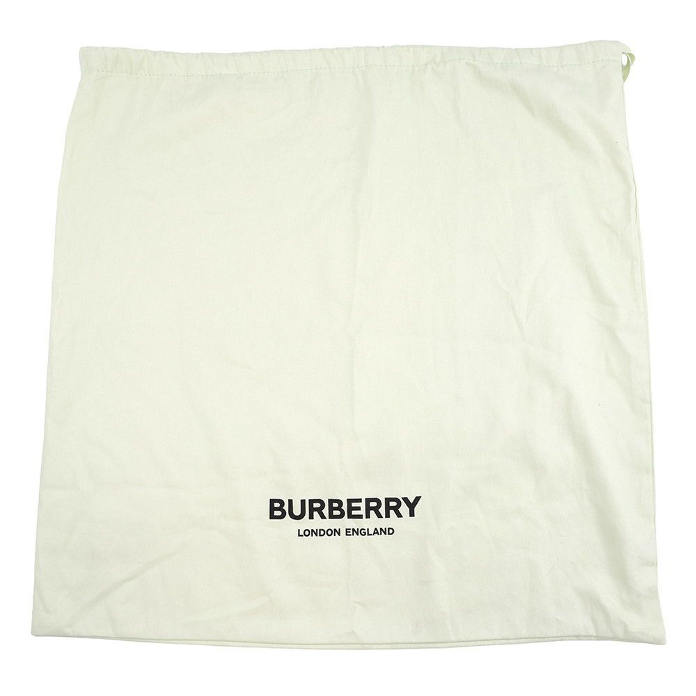 バーバリー トートバッグ ロゴ キャンバス 8093453 BURBERRY 黒