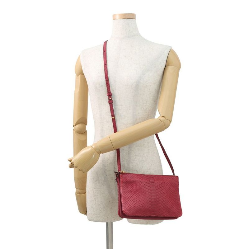 セリーヌ ショルダーバッグ トリオ スモール パイソン CELINE