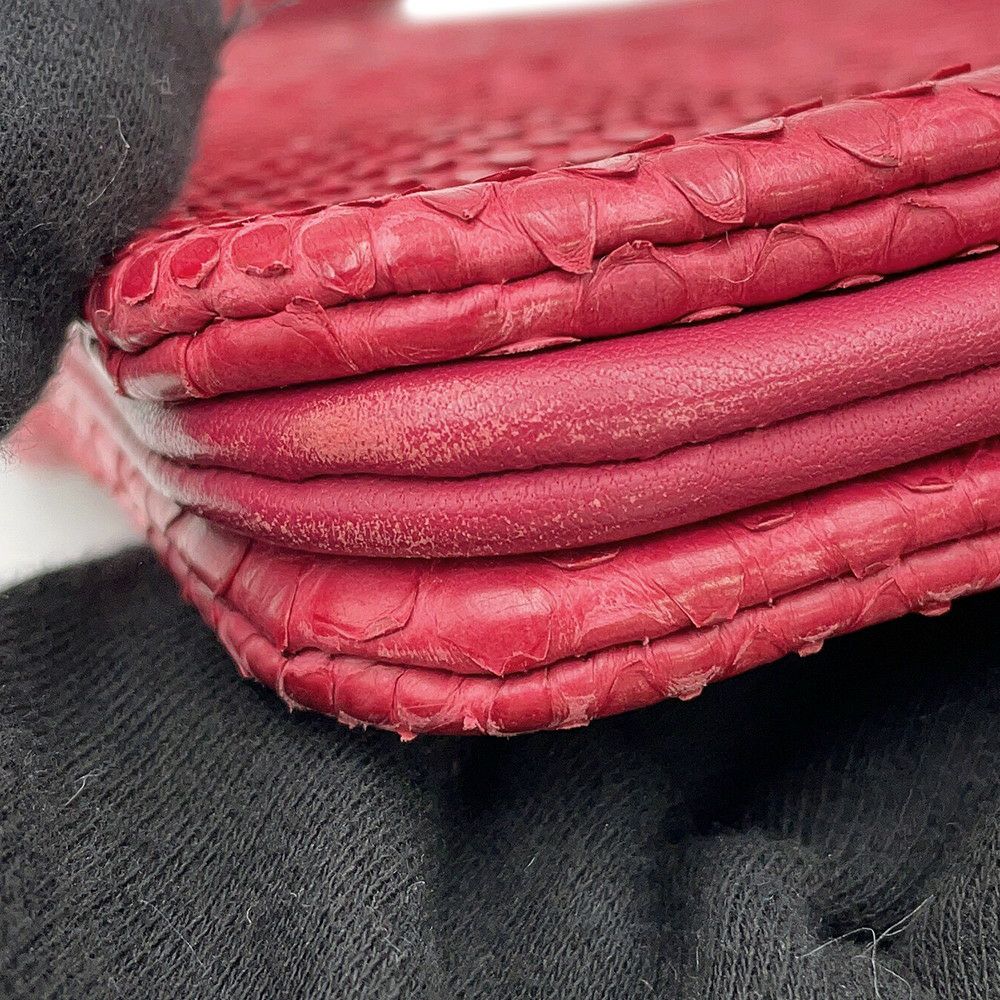 セリーヌ ショルダーバッグ トリオ スモール パイソン CELINE