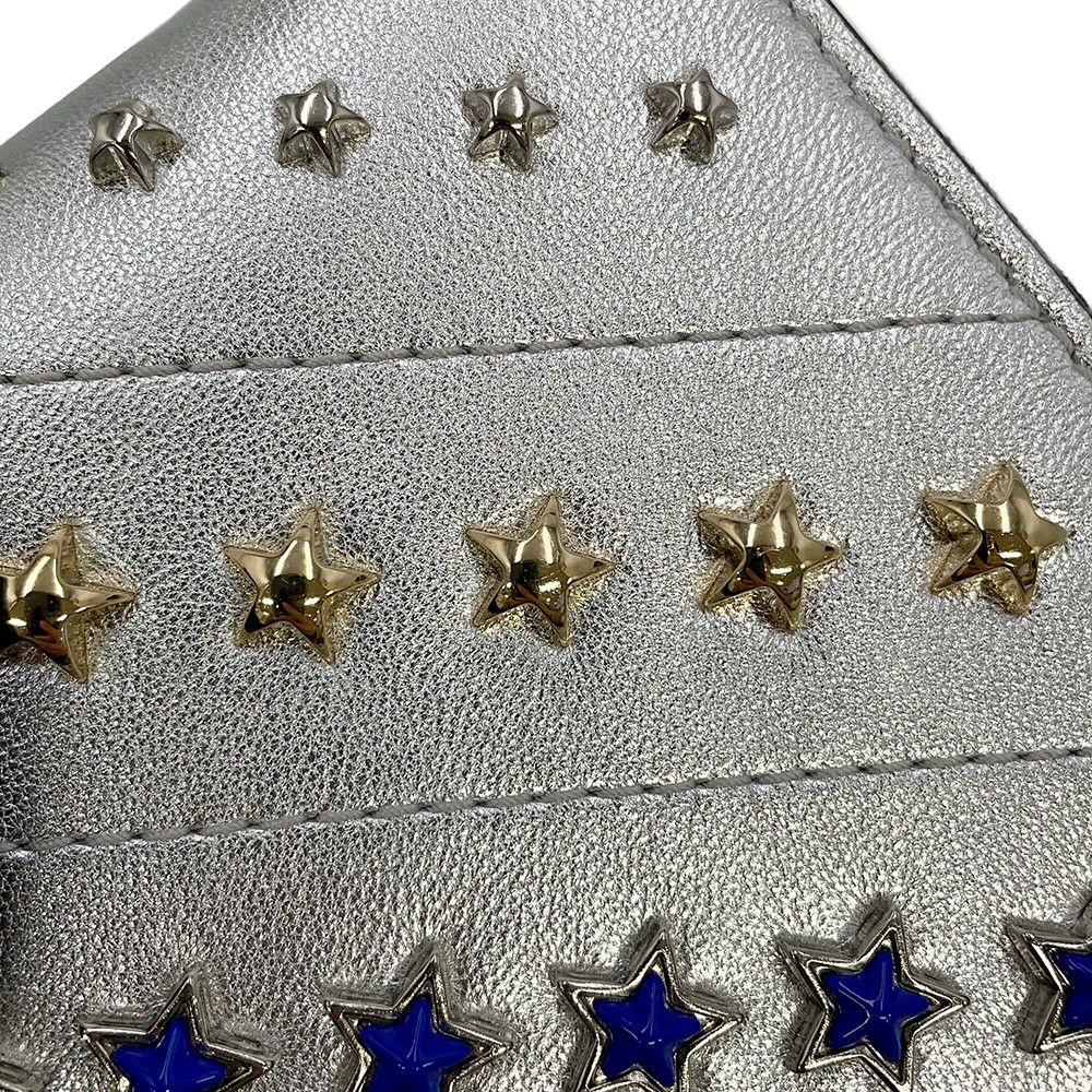 ジミーチュウ 二つ折り財布 LAWRENCE ローレンス スタースタッズ LAWRENCEAHQ JIMMY CHOO ラウンドファスナー